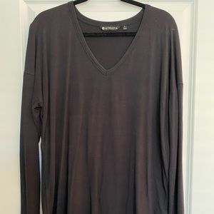 Long sleeve athleisure top